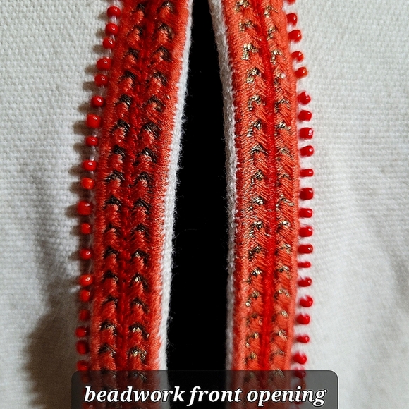 Lucky Brand Red and White Patterned Blazer - Picture 9 of 13